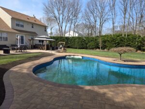 new pool paver patio suffolk